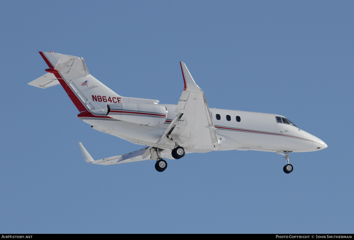 Aircraft Photo of N864CE | Raytheon Hawker 800XP | AirHistory.net #259962