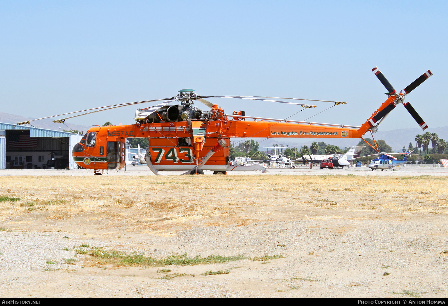 Aircraft Photo of N957AC | Sikorsky S-64E Skycrane | Los Angeles City Fire Department | AirHistory.net #259965