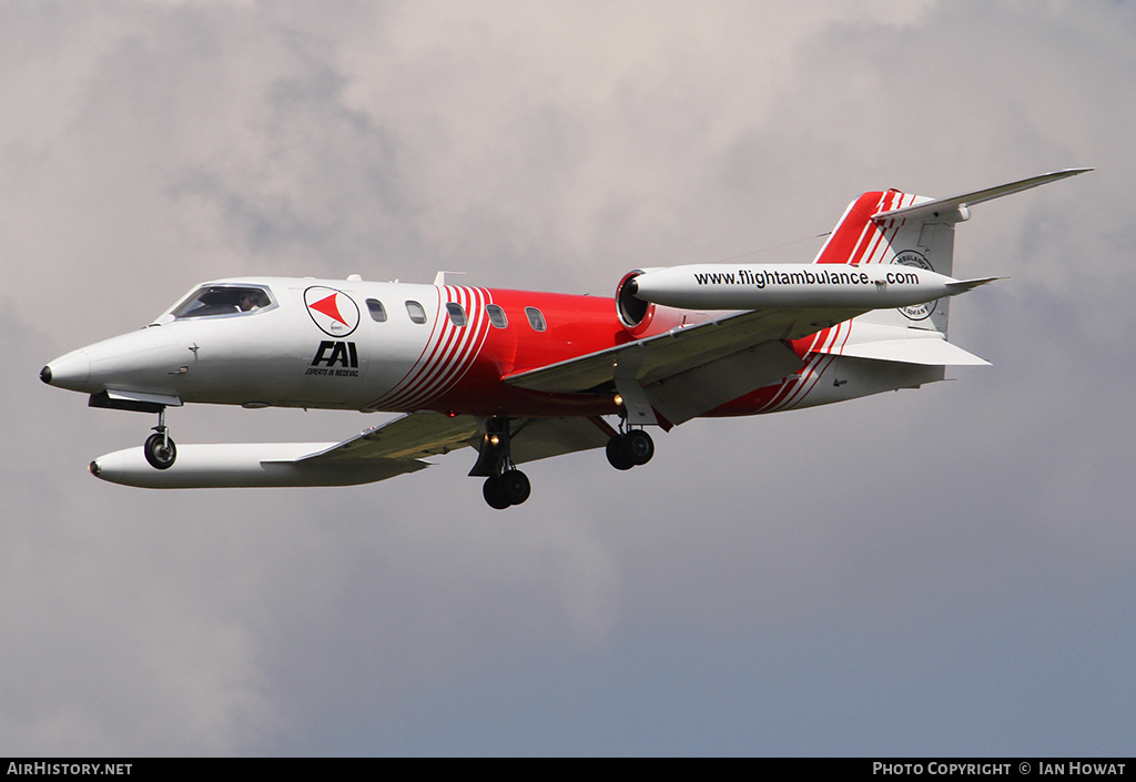 Aircraft Photo of D-CFAX | Gates Learjet 35A | FAI - Flight Ambulance International | AirHistory.net #259971