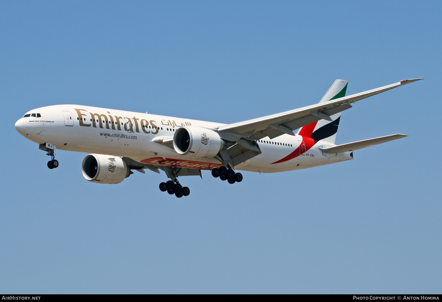 Aircraft Photo of A6-EWJ | Boeing 777-21H/LR | Emirates | AirHistory.net #259973