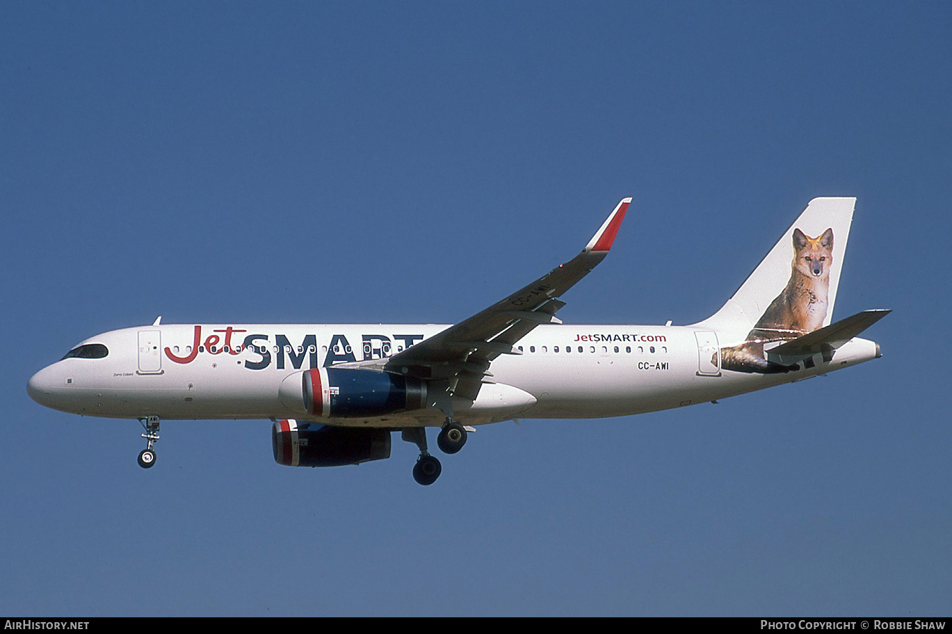 Aircraft Photo of CC-AWI | Airbus A320-232 | JetSmart | AirHistory.net #259981