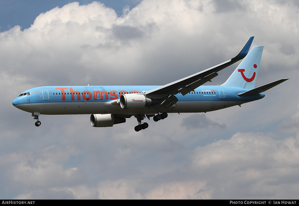 Aircraft Photo of G-OBYG | Boeing 767-304/ER | Thomson Airways | AirHistory.net #260006
