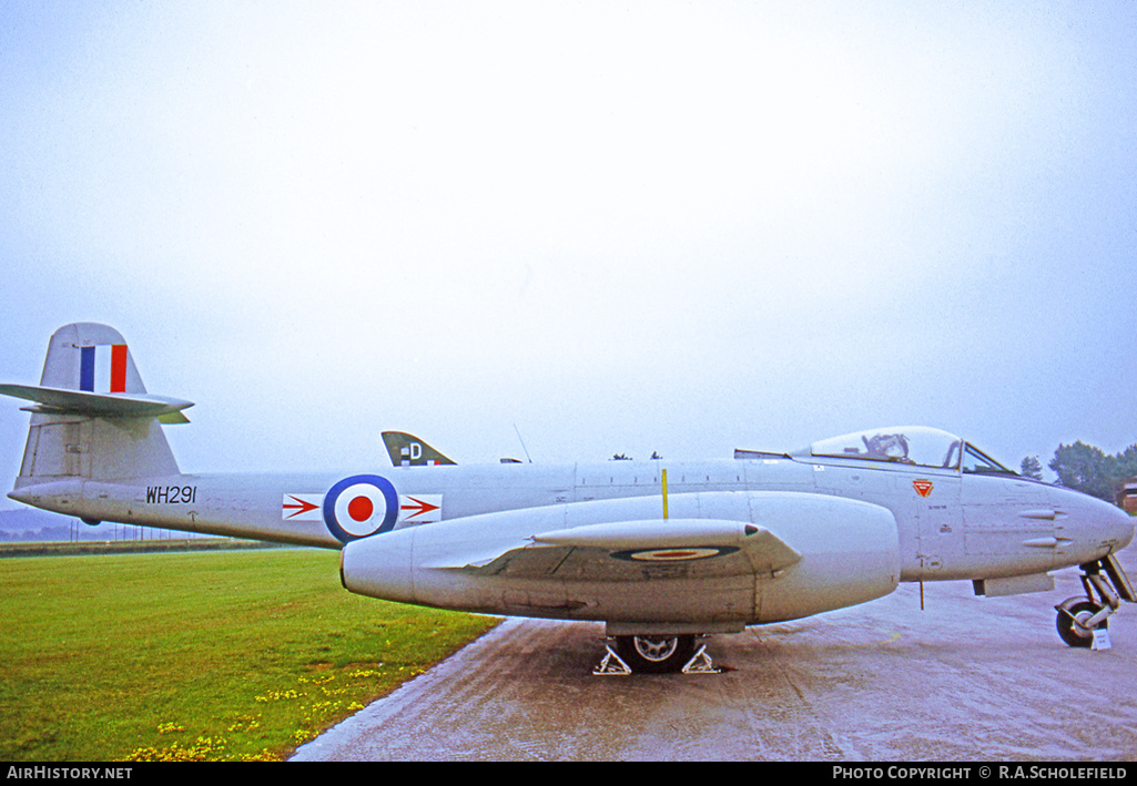 Aircraft Photo of WH291 | Gloster Meteor F8 | UK - Air Force | AirHistory.net #260008