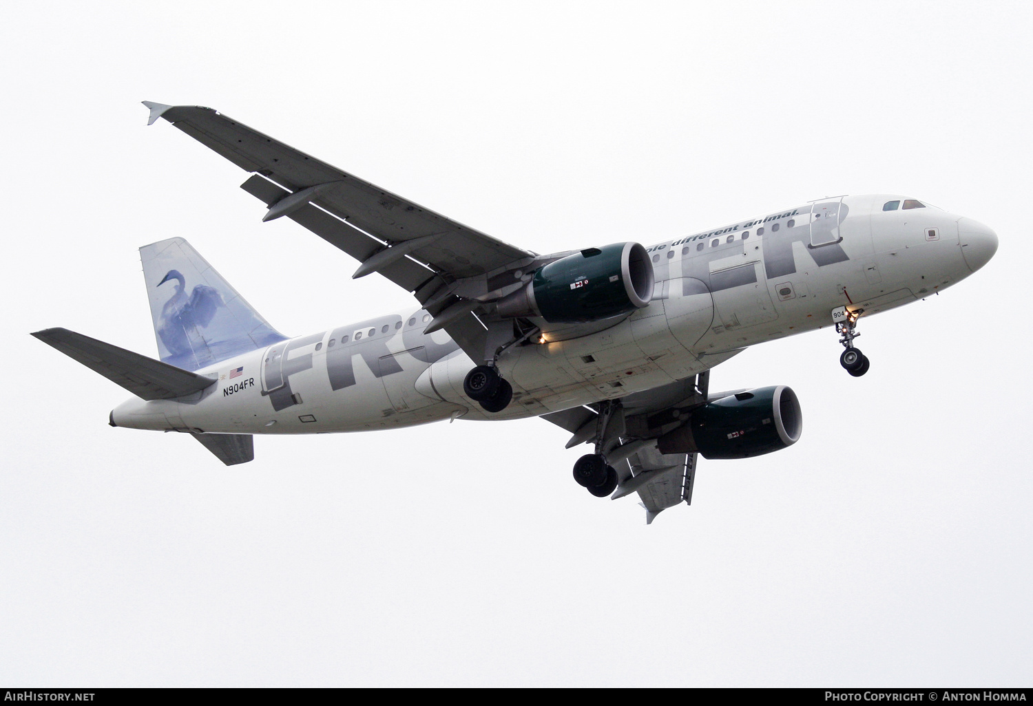 Aircraft Photo of N904FR | Airbus A319-112 | Frontier Airlines | AirHistory.net #260015