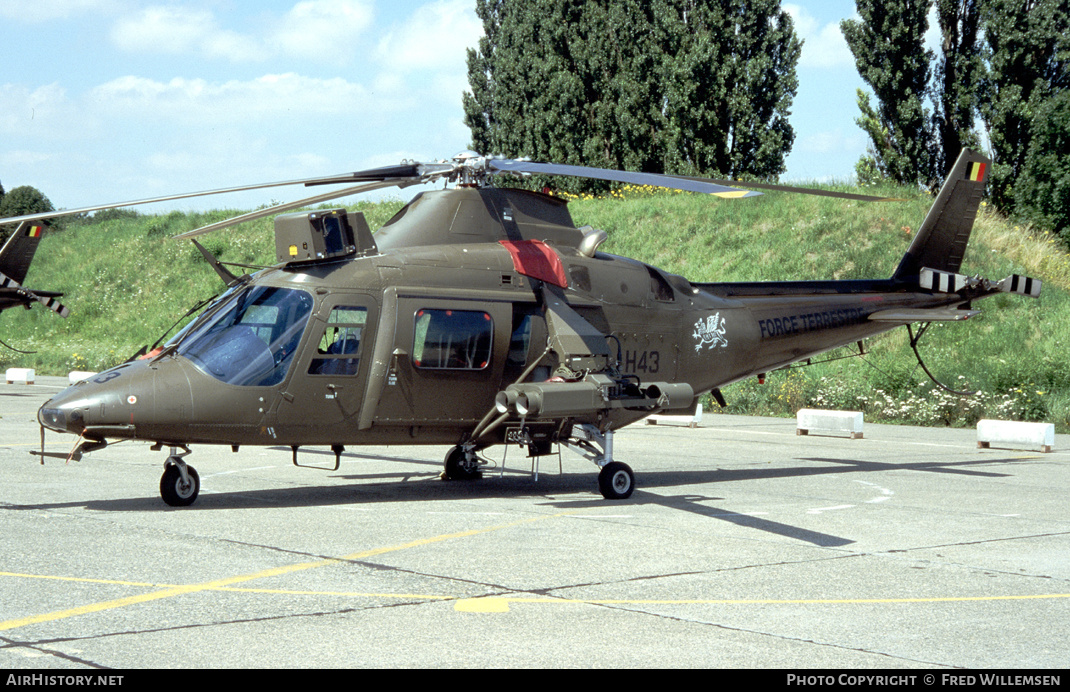 Aircraft Photo of H43 | Agusta A-109HA (A-109BA) | Belgium - Army | AirHistory.net #260020