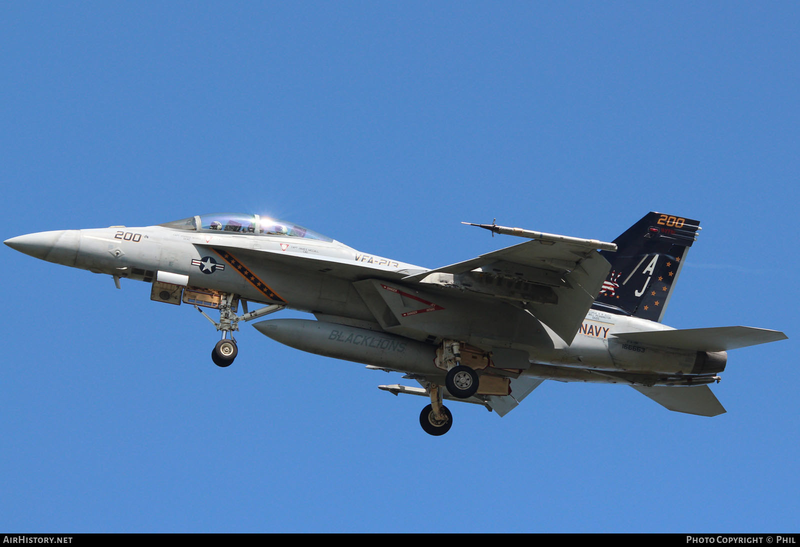 Aircraft Photo of 166663 | Boeing F/A-18F Super Hornet | USA - Navy | AirHistory.net #260035