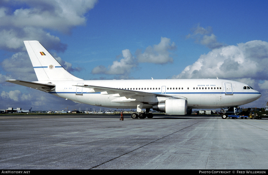 Aircraft Photo of CA-02 | Airbus A310-222 | Belgium - Air Force | AirHistory.net #260047