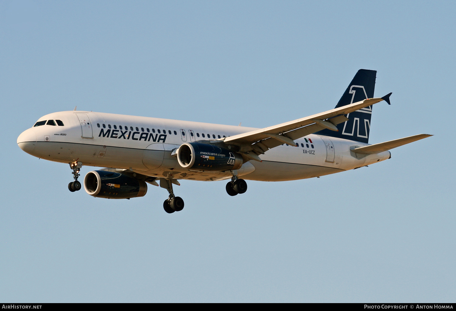 Aircraft Photo of XA-UCZ | Airbus A320-231 | Mexicana | AirHistory.net #260056