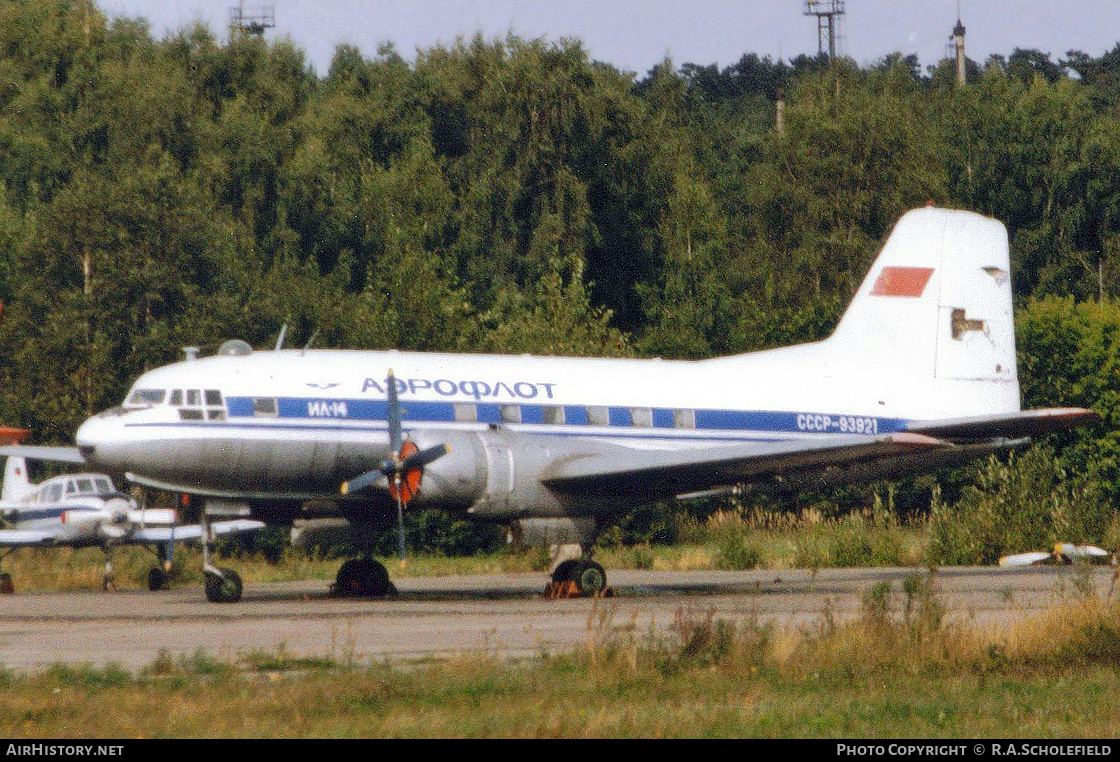 Aircraft Photo of CCCP-93921 | Ilyushin Il-14P | Aeroflot | AirHistory.net #260074