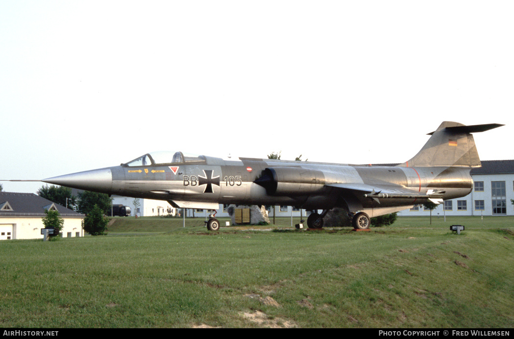 Aircraft Photo of BB-105 | Lockheed F-104G Starfighter | Germany - Air Force | AirHistory.net #260106