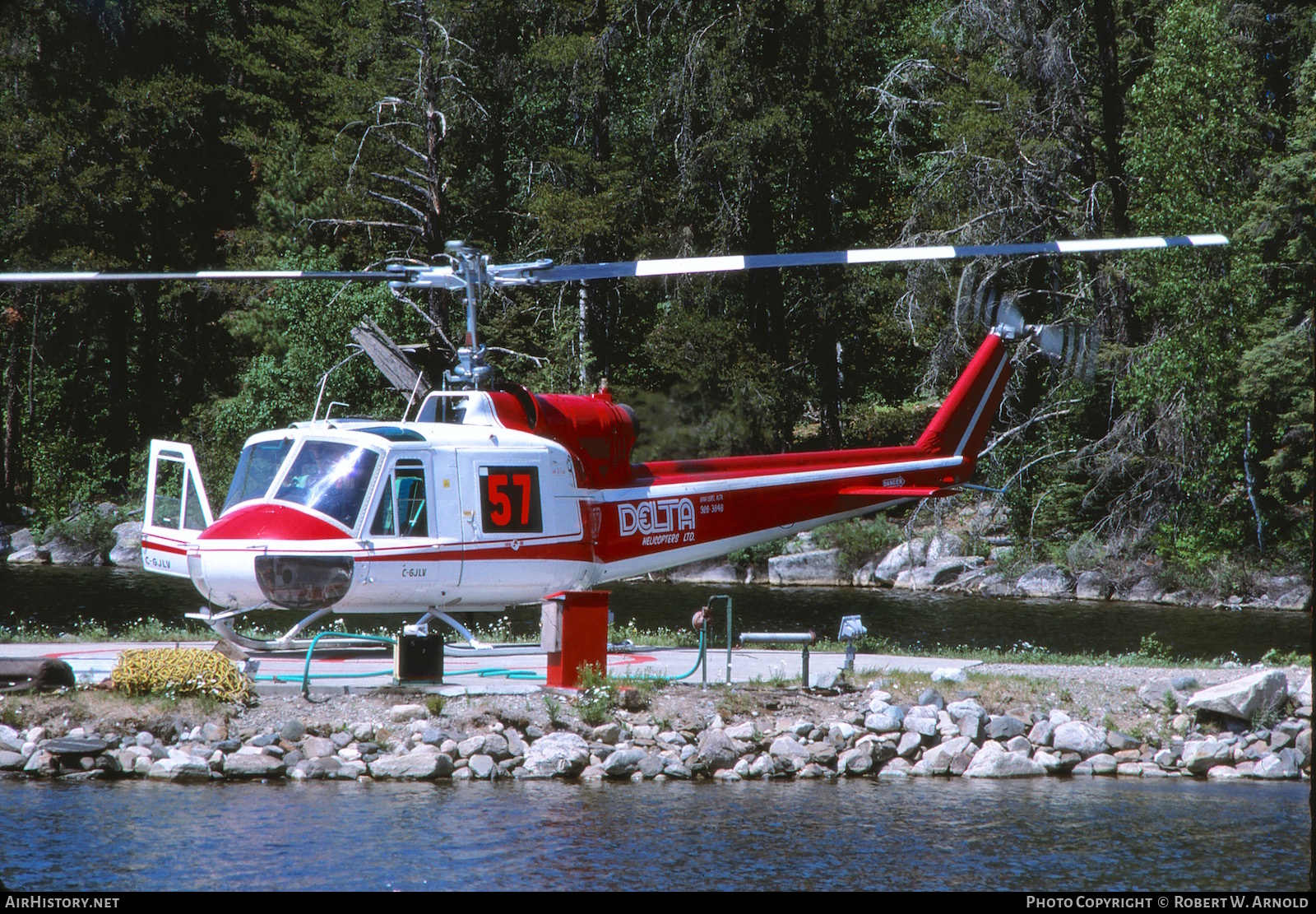 Aircraft Photo of C-GJLV | Bell 204B | Delta Helicopters | AirHistory.net #260123