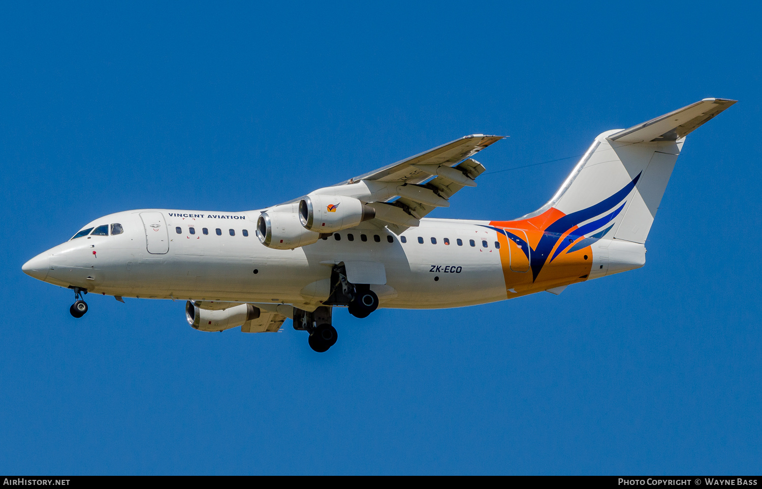 Aircraft Photo of ZK-ECO | British Aerospace BAe-146-200 | Vincent Aviation | AirHistory.net #260126