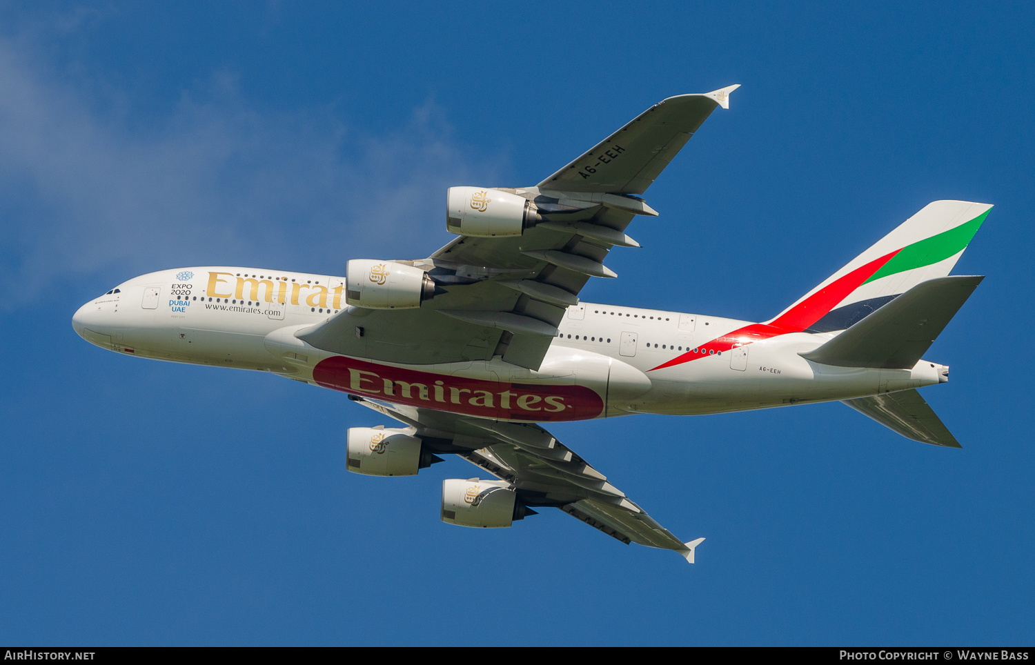 Aircraft Photo of A6-EEH | Airbus A380-861 | Emirates | AirHistory.net #260128