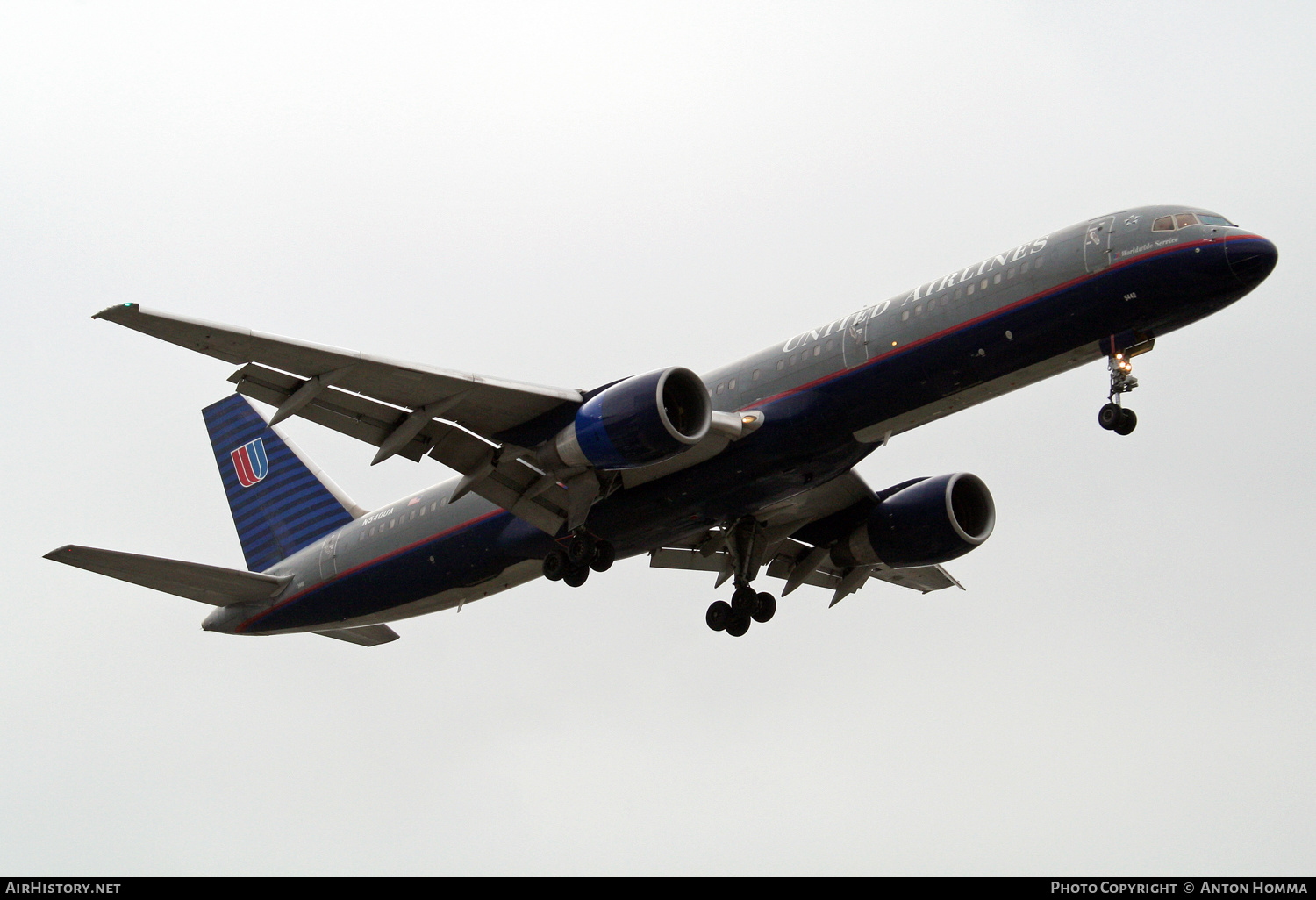 Aircraft Photo of N540UA | Boeing 757-222 | United Airlines | AirHistory.net #260130