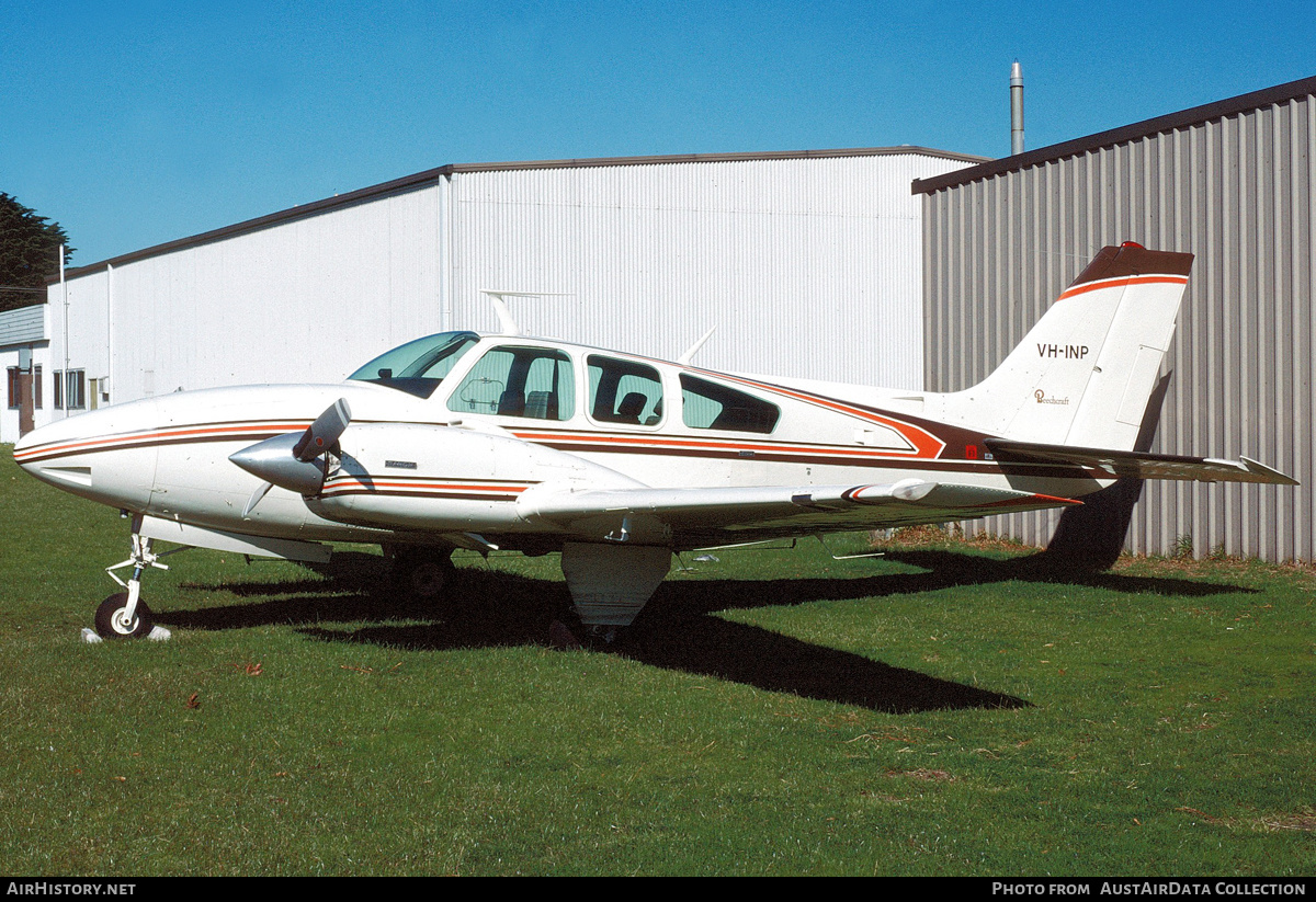 Aircraft Photo of VH-INP | Beech E55 Baron | AirHistory.net #260152