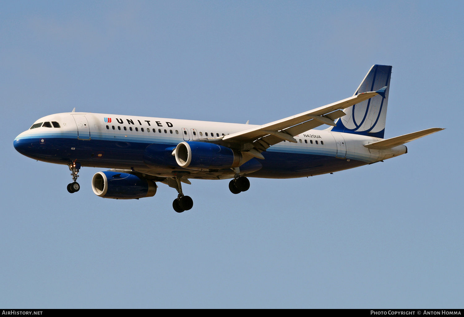Aircraft Photo of N420UA | Airbus A320-232 | United Airlines | AirHistory.net #260159