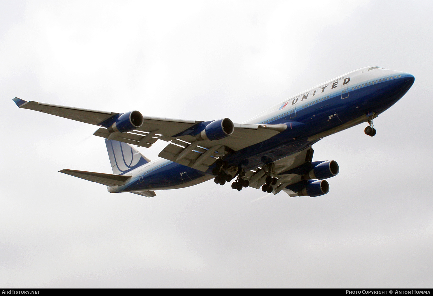 Aircraft Photo of N108UA | Boeing 747-422 | United Airlines | AirHistory.net #260174