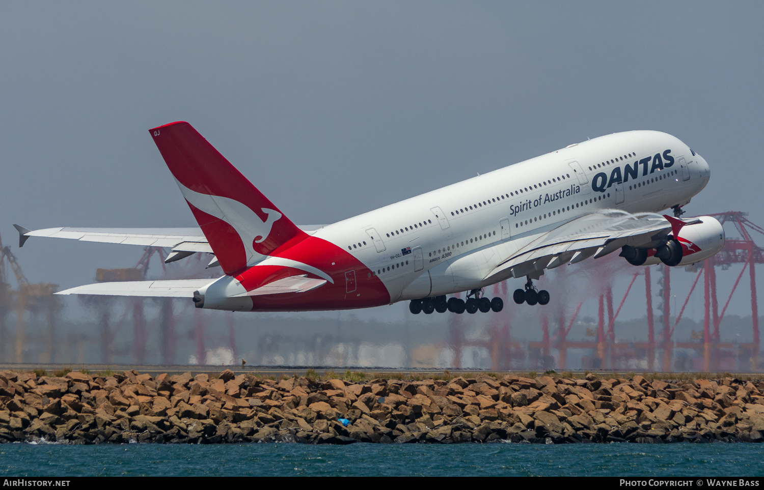 Aircraft Photo of VH-OQJ | Airbus A380-842 | Qantas | AirHistory.net #260196