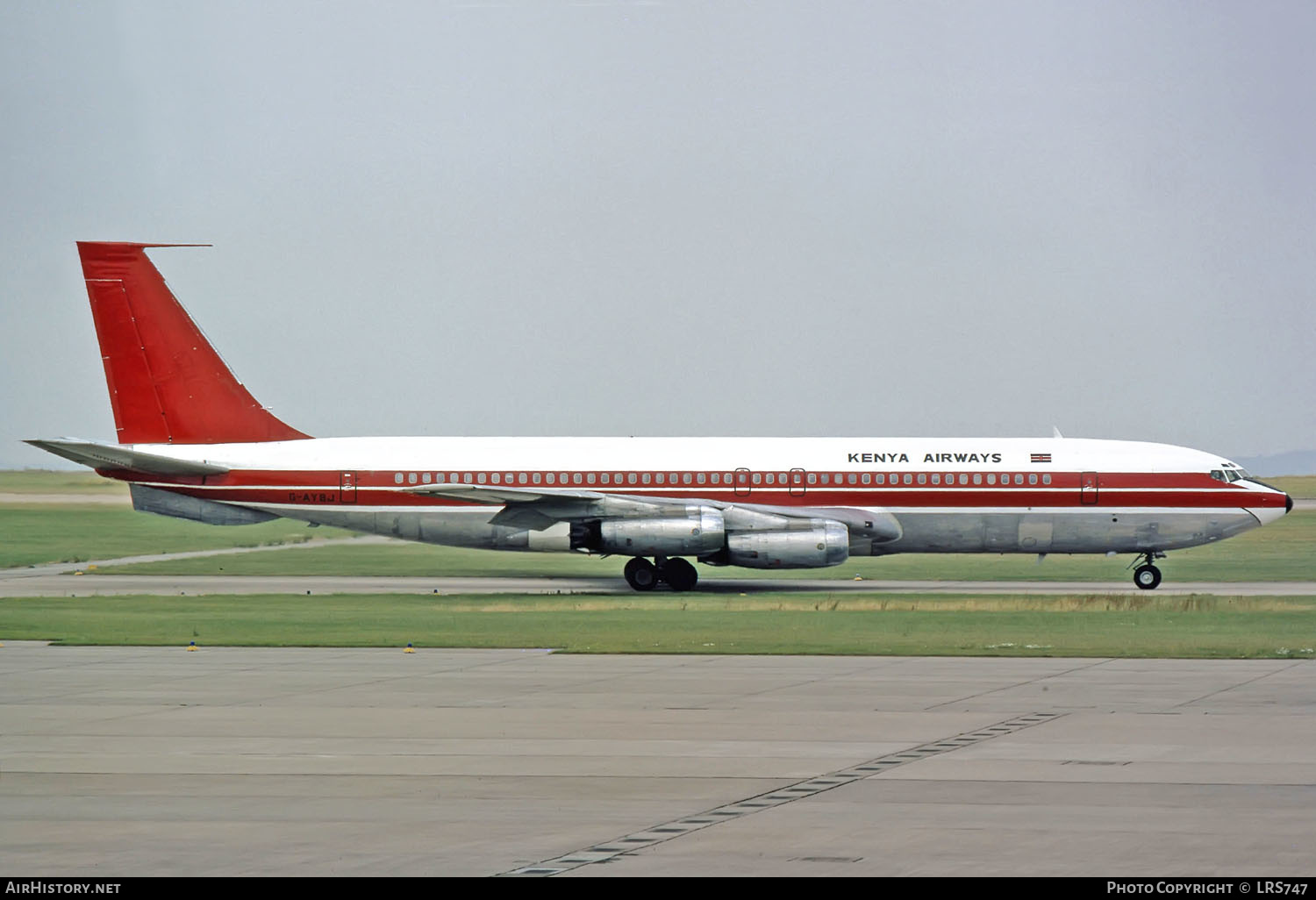 Aircraft Photo of G-AYBJ | Boeing 707-321 | Kenya Airways | AirHistory.net #260197