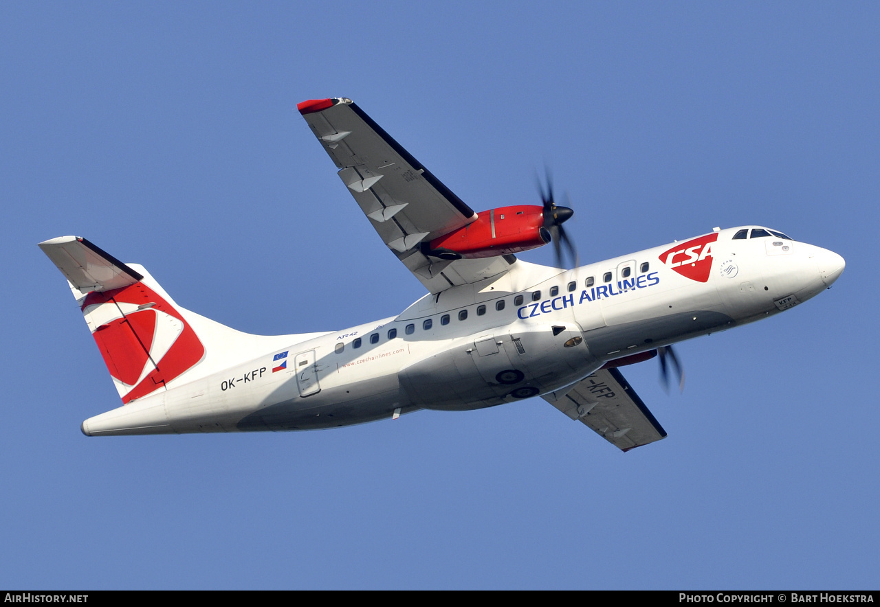 Aircraft Photo of OK-KFP | ATR ATR-42-500 | ČSA - Czech Airlines | AirHistory.net #260198