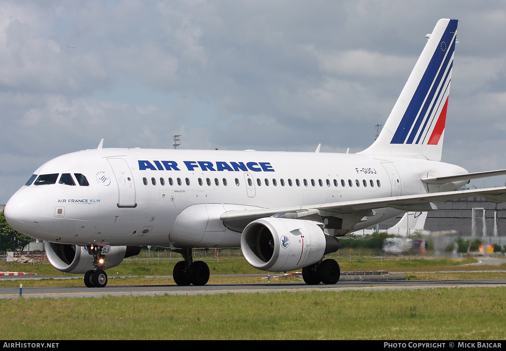 Aircraft Photo of F-GUGJ | Airbus A318-111 | Air France | AirHistory.net #260218