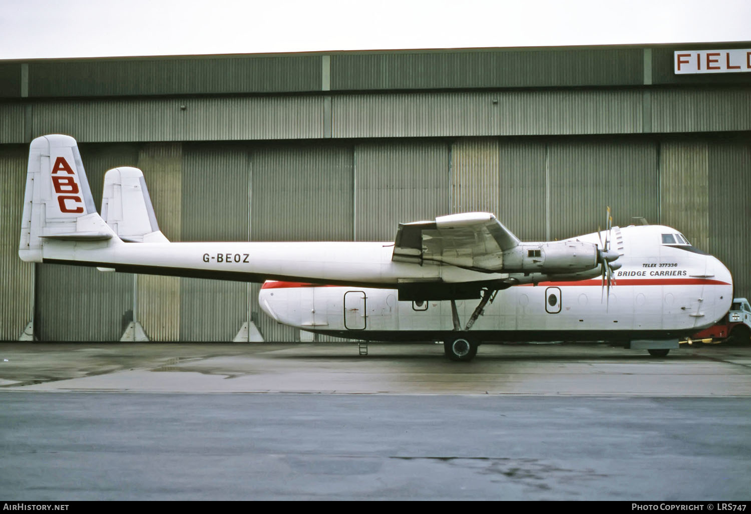 Aircraft Photo of G-BEOZ | Armstrong Whitworth AW-650 Argosy 101 | Air Bridge Carriers - ABC | AirHistory.net #260224