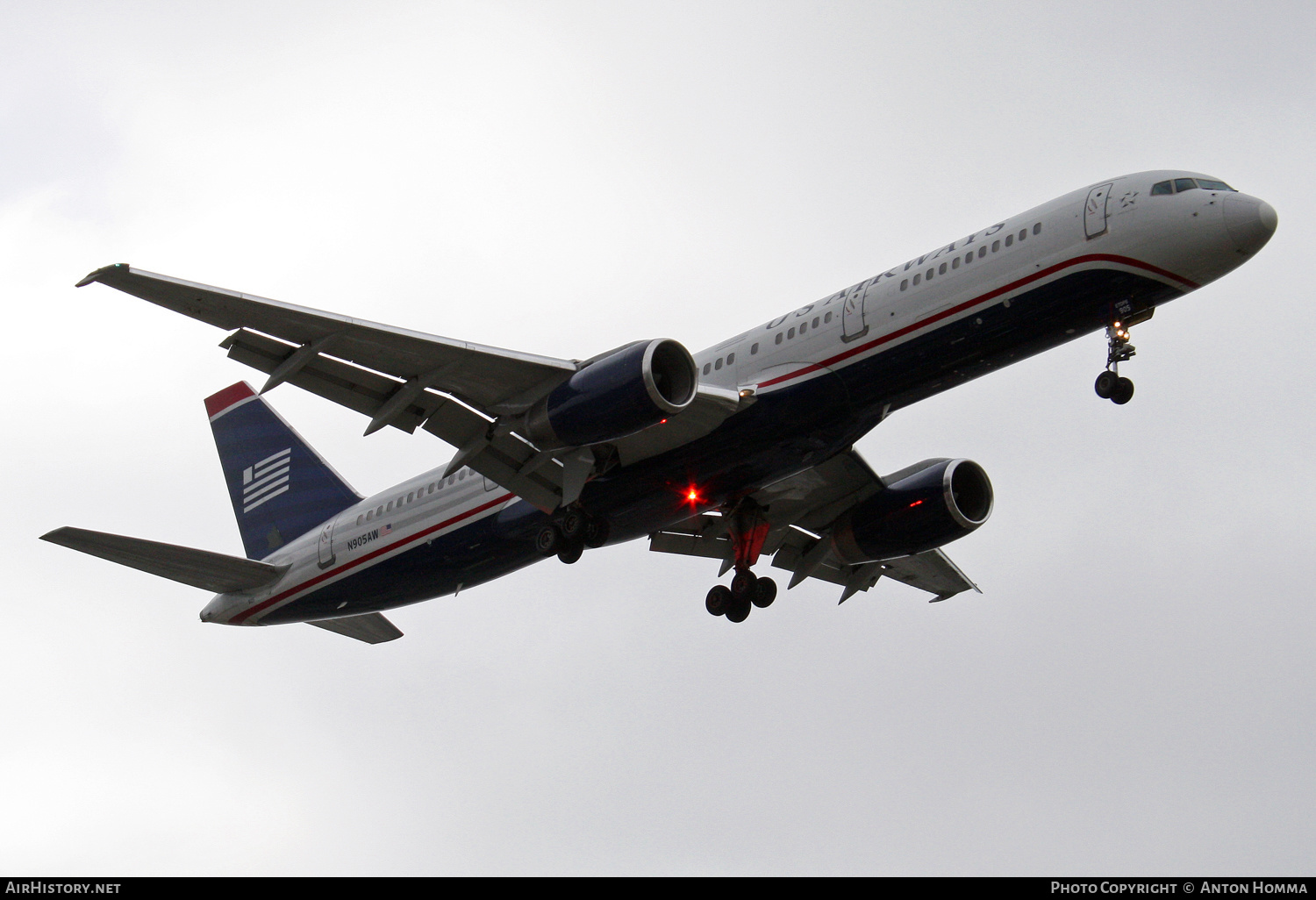 Aircraft Photo of N905AW | Boeing 757-2S7 | US Airways | AirHistory.net #260237