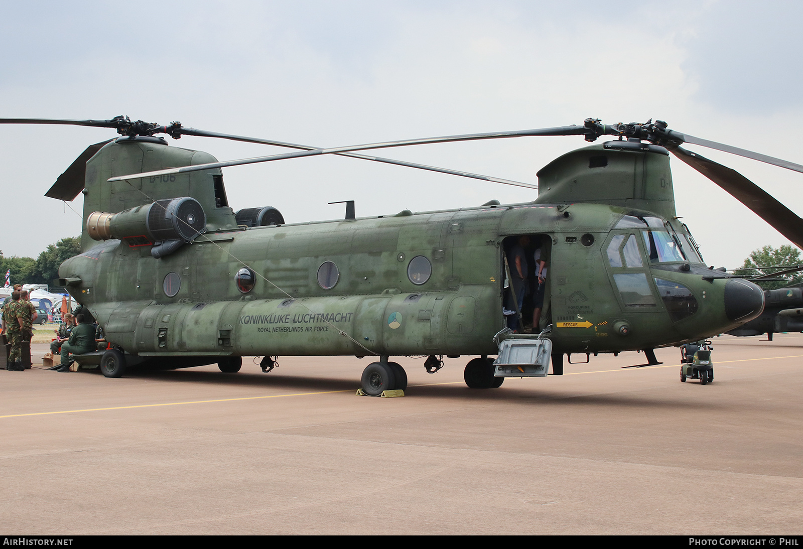 Aircraft Photo of D-106 | Boeing CH-47D Chinook (414) | Netherlands - Air Force | AirHistory.net #260239