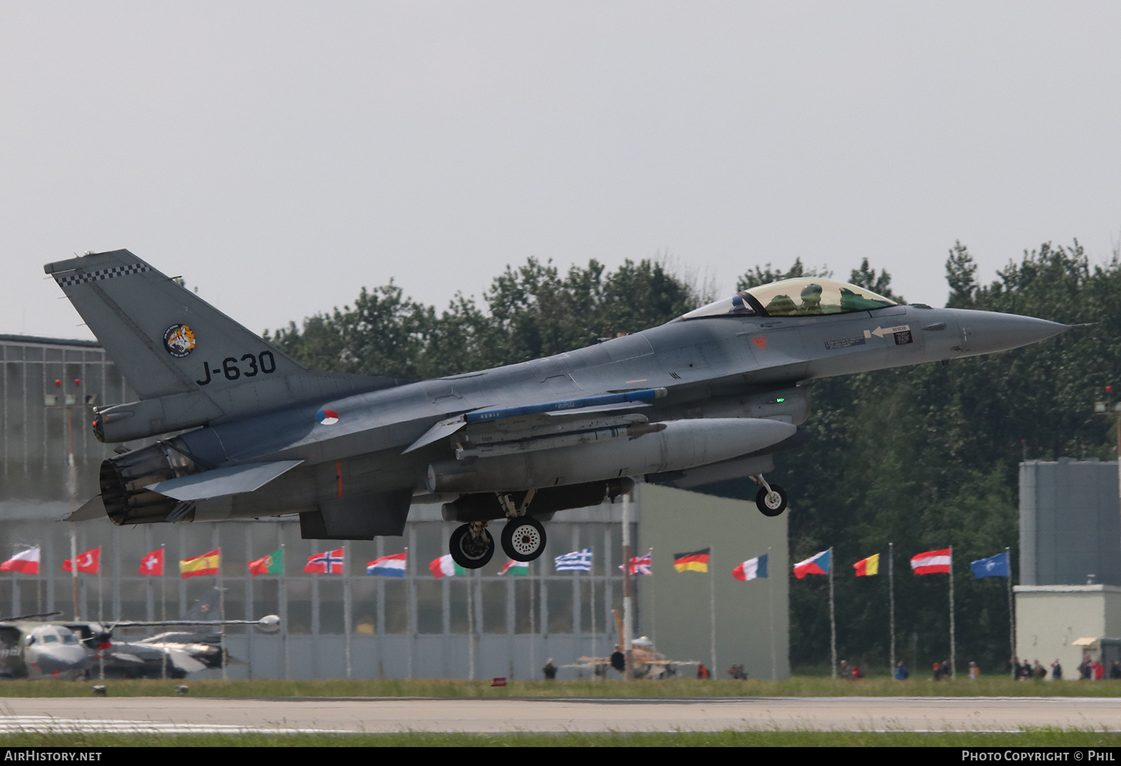 Aircraft Photo of J-630 | General Dynamics F-16AM Fighting Falcon | Netherlands - Air Force | AirHistory.net #260245