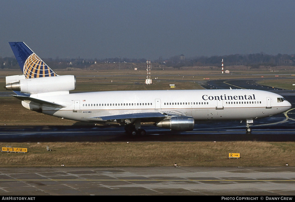 Aircraft Photo of N525MD | McDonnell Douglas DC-10-30 | Continental Airlines | AirHistory.net #260256