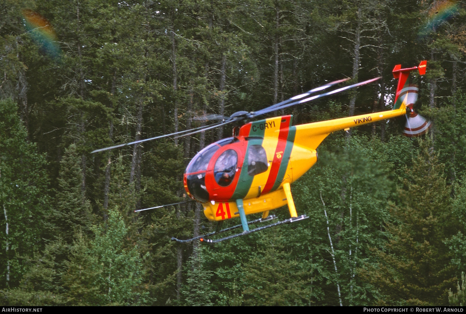 Aircraft Photo of C-GRYI | Hughes 500D (369D) | Viking Helicopters | AirHistory.net #260287
