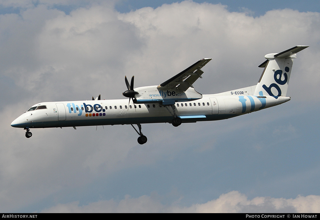 Aircraft Photo of G-ECOR | Bombardier DHC-8-402 Dash 8 | Flybe | AirHistory.net #260289