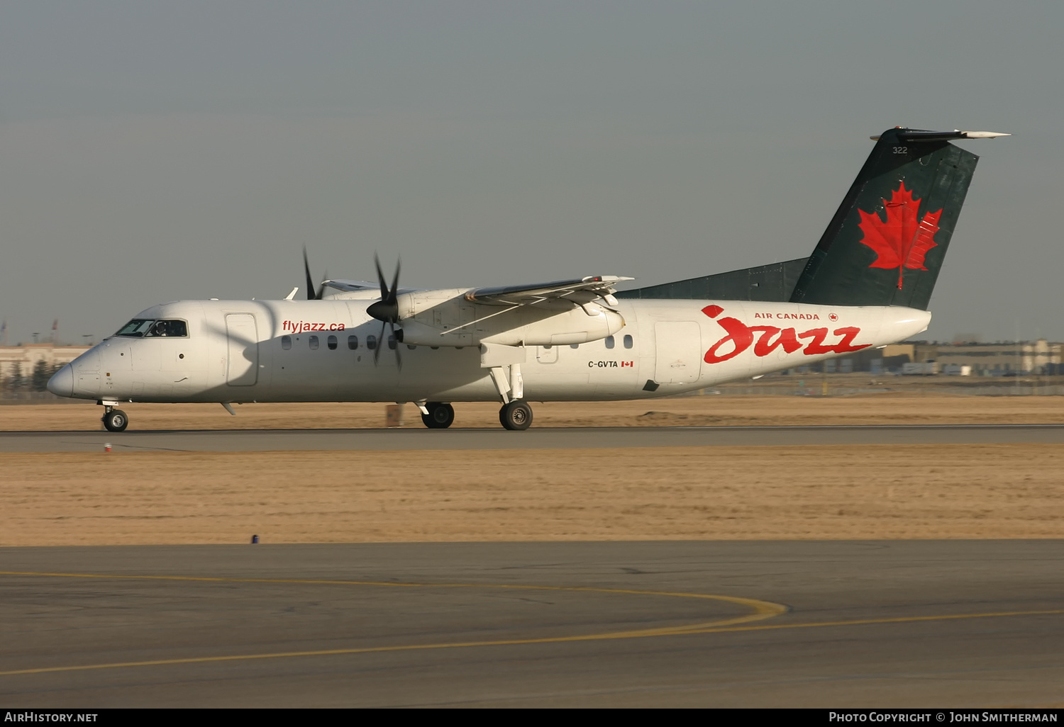 Aircraft Photo of C-GVTA | De Havilland Canada DHC-8-301 Dash 8 | Air Canada Jazz | AirHistory.net #260293