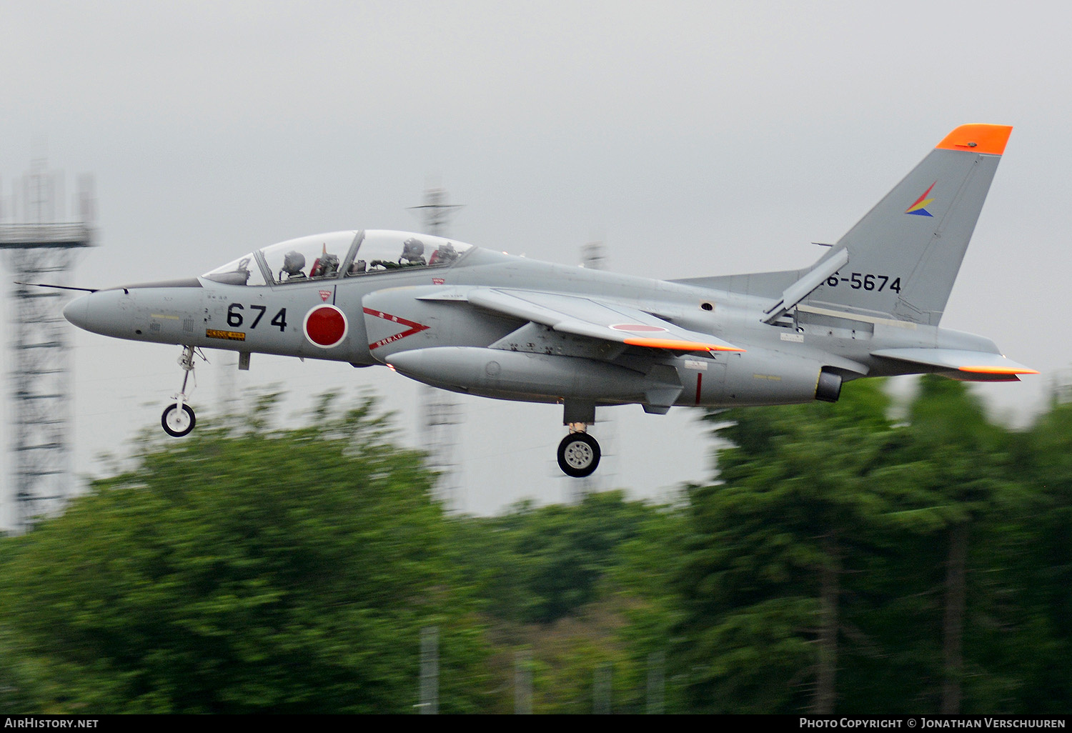 Aircraft Photo of 26-5674 | Kawasaki T-4 | Japan - Air Force | AirHistory.net #260311