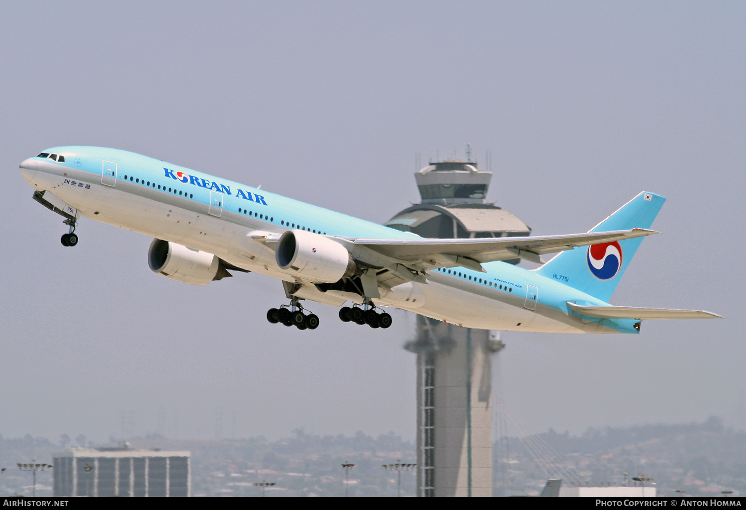 Aircraft Photo of HL7751 | Boeing 777-2B5/ER | Korean Air | AirHistory.net #260335