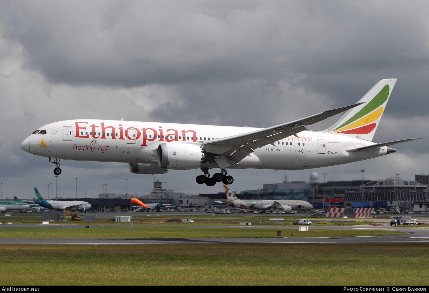 Aircraft Photo of ET-AOV | Boeing 787-8 Dreamliner | Ethiopian Airlines | AirHistory.net #260344