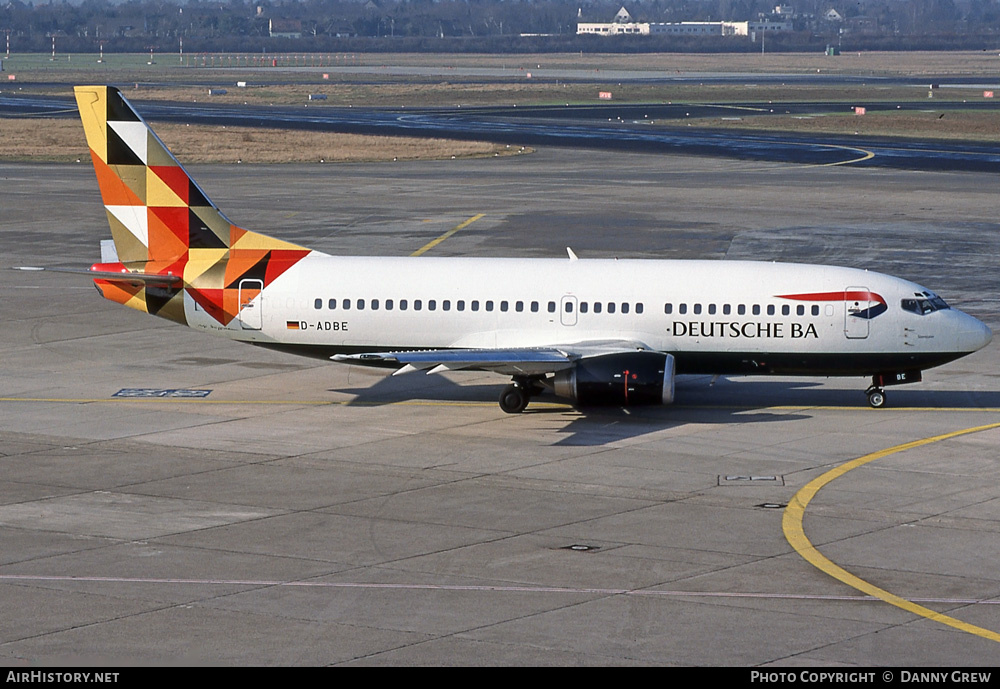 Aircraft Photo of D-ADBE | Boeing 737-3L9 | Deutsche BA | AirHistory.net #260346