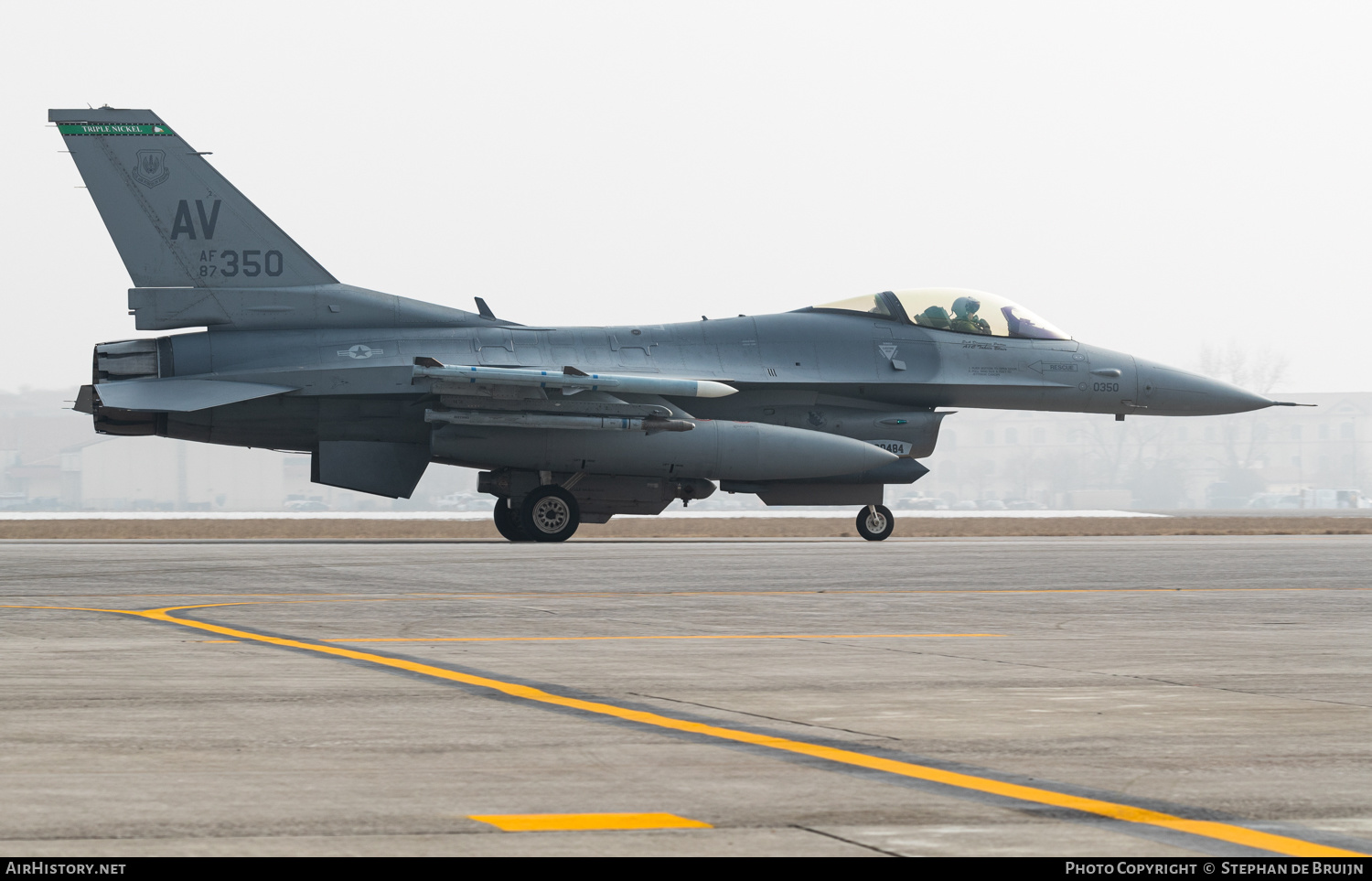 Aircraft Photo of 87-0350 / AF87-350 | General Dynamics F-16CM Fighting Falcon | USA - Air Force | AirHistory.net #260358