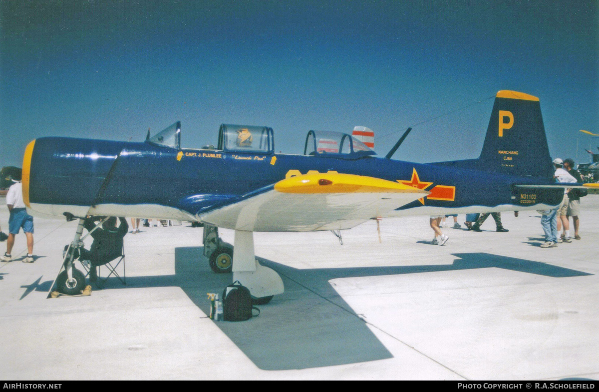 Aircraft Photo of N31103 | Nanchang CJ-6A | China - Air Force | AirHistory.net #260375