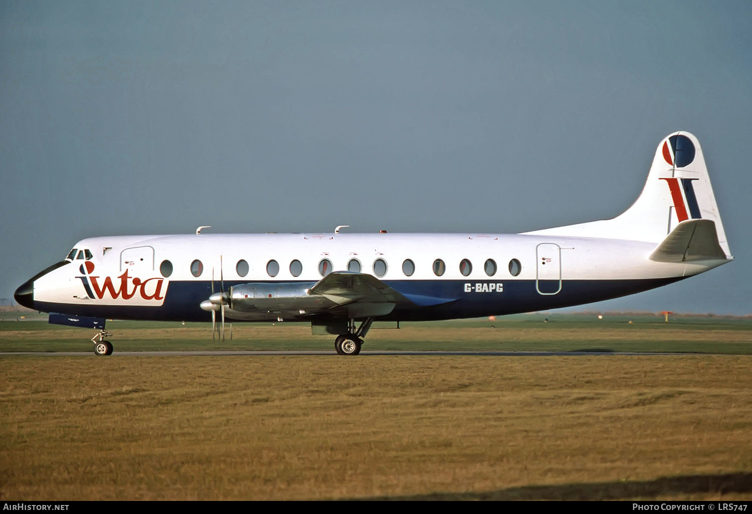 Aircraft Photo of G-BAPG | Vickers 814 Viscount | Intra Airways | AirHistory.net #260376