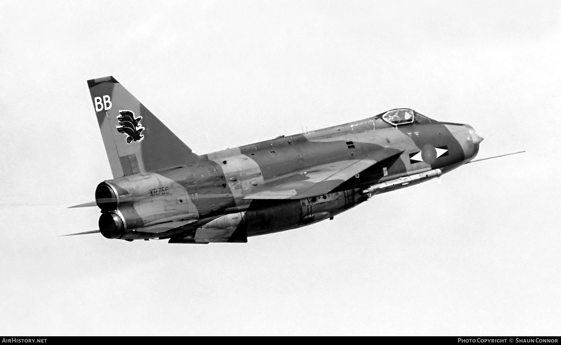 Aircraft Photo of XR756 | English Electric Lightning F6 | UK - Air Force | AirHistory.net #260389