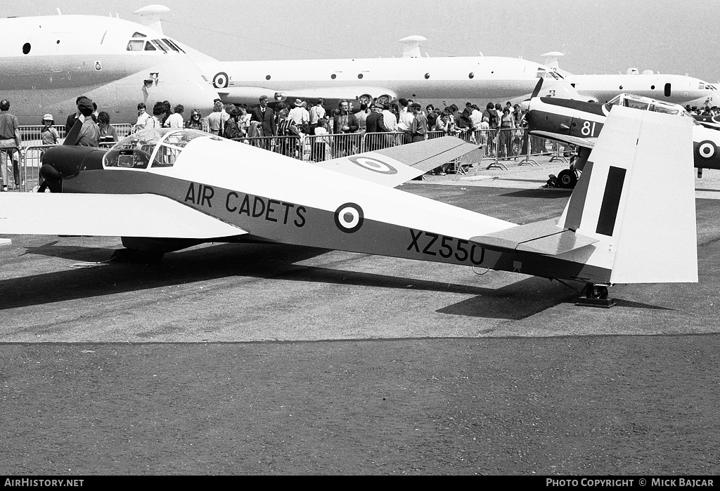 Aircraft Photo of XZ550 | Scheibe T-61E Venture T2 (SF-25) | UK - Air Force | AirHistory.net #260400
