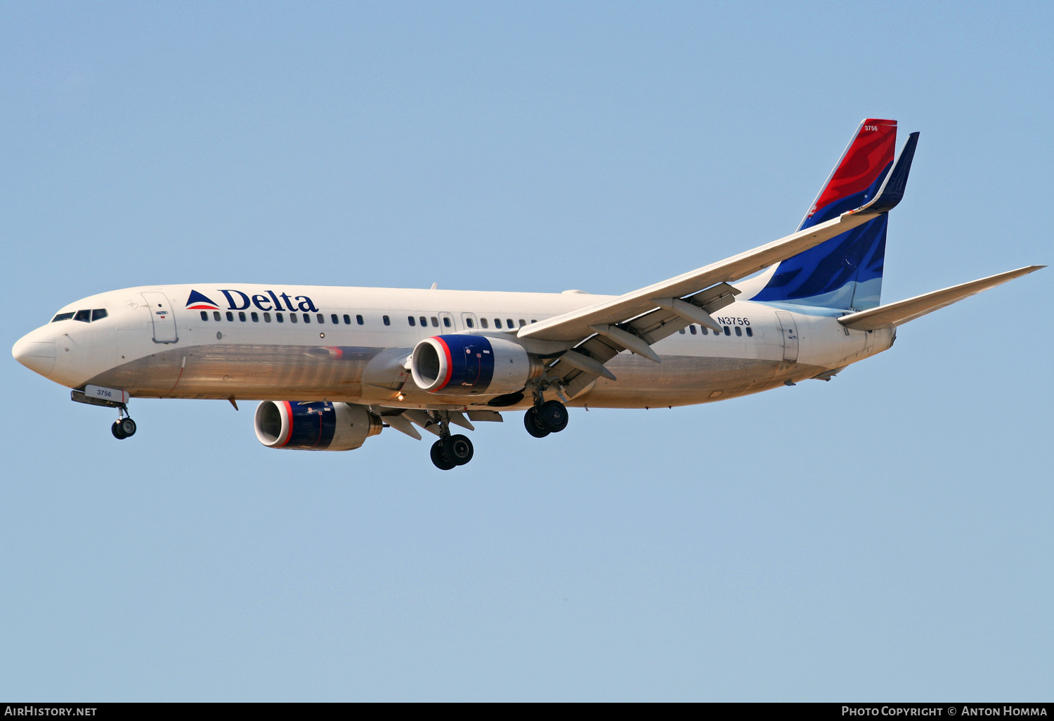 Aircraft Photo of N3756 | Boeing 737-832 | Delta Air Lines | AirHistory.net #260407