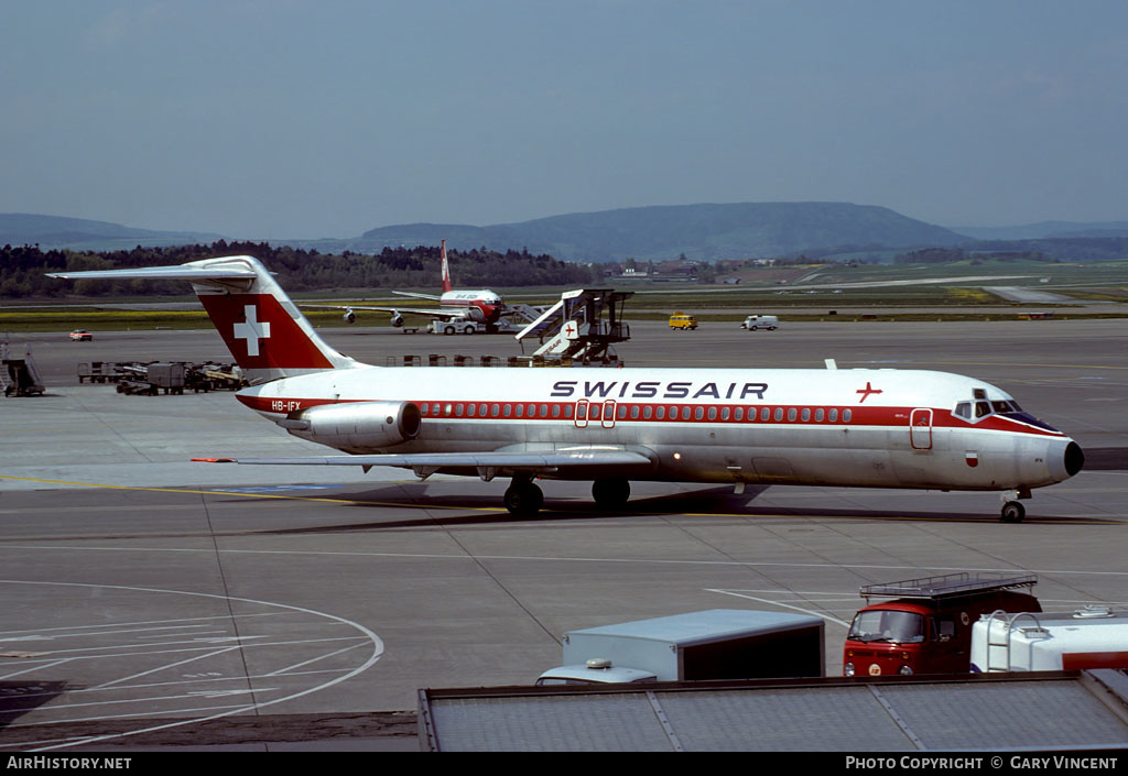 Aircraft Photo of HB-IFX | McDonnell Douglas DC-9-32 | Swissair | AirHistory.net #260412