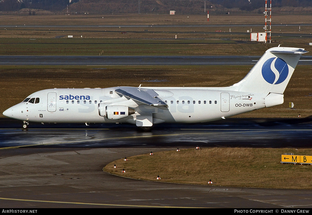Aircraft Photo of OO-DWB | British Aerospace Avro 146-RJ100 | Sabena | AirHistory.net #260415