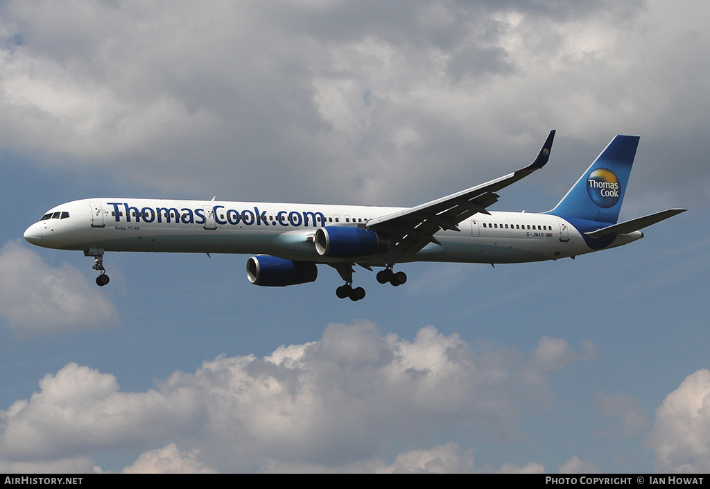 Aircraft Photo of G-JMAB | Boeing 757-3CQ | Thomas Cook Airlines | AirHistory.net #260418