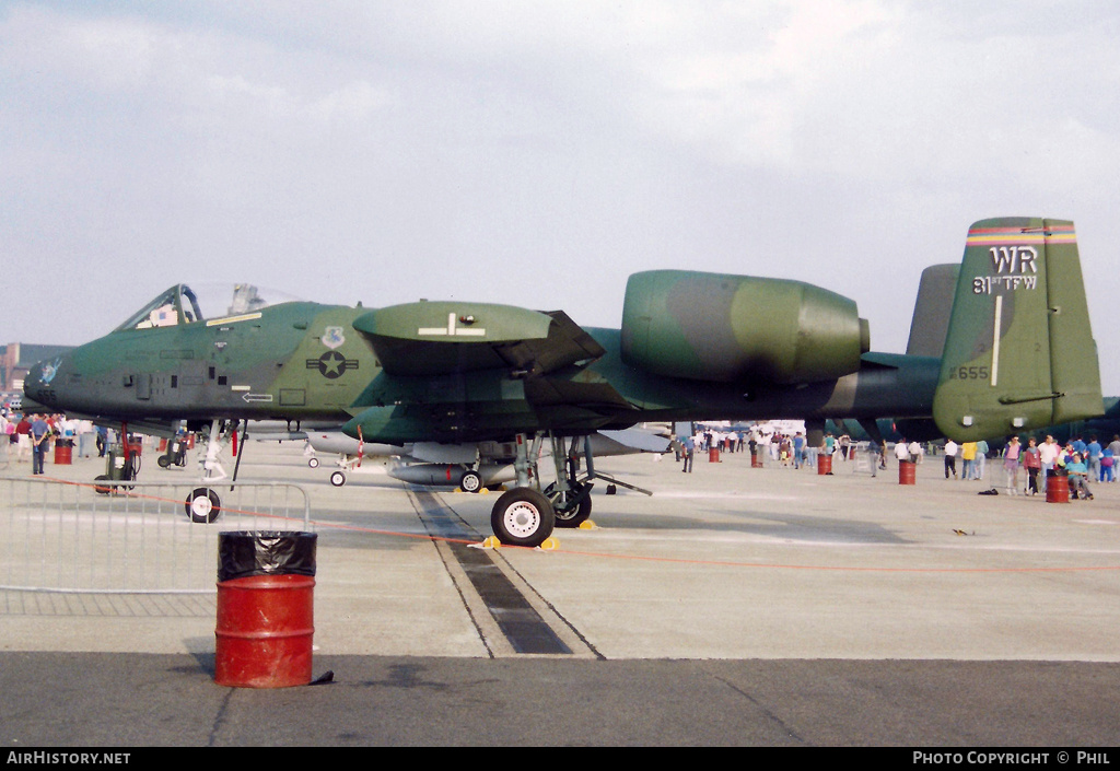 Aircraft Photo of 82-0655 / AF82-655 | Fairchild A-10A Thunderbolt II | USA - Air Force | AirHistory.net #260447
