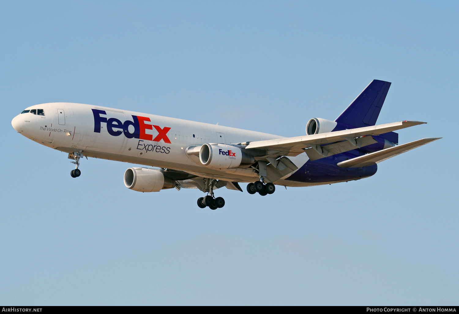 Aircraft Photo of N381FE | Boeing MD-10-10F | FedEx Express - Federal Express | AirHistory.net #260461