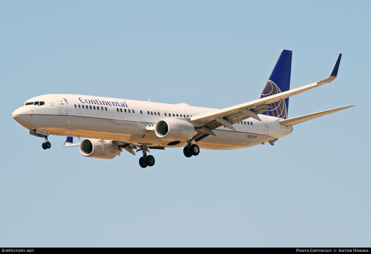 Aircraft Photo of N57439 | Boeing 737-924/ER | Continental Airlines | AirHistory.net #260468