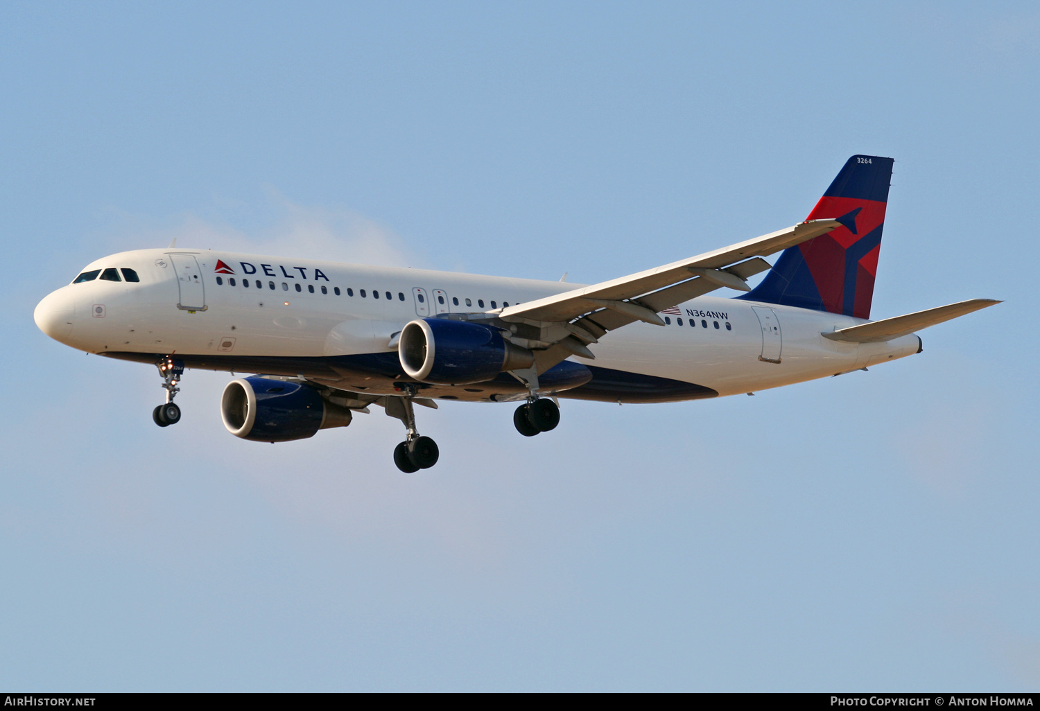 Aircraft Photo of N364NW | Airbus A320-212 | Delta Air Lines | AirHistory.net #260475